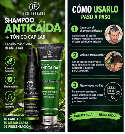Shampoo + Tonico que rejuvenece tu cuero cabelludo
